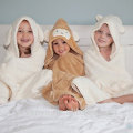 PremiumTowels séchage rapide Super design du visage animal moelleux Suit pour le bain Boys and Girls serviette de bain bébé